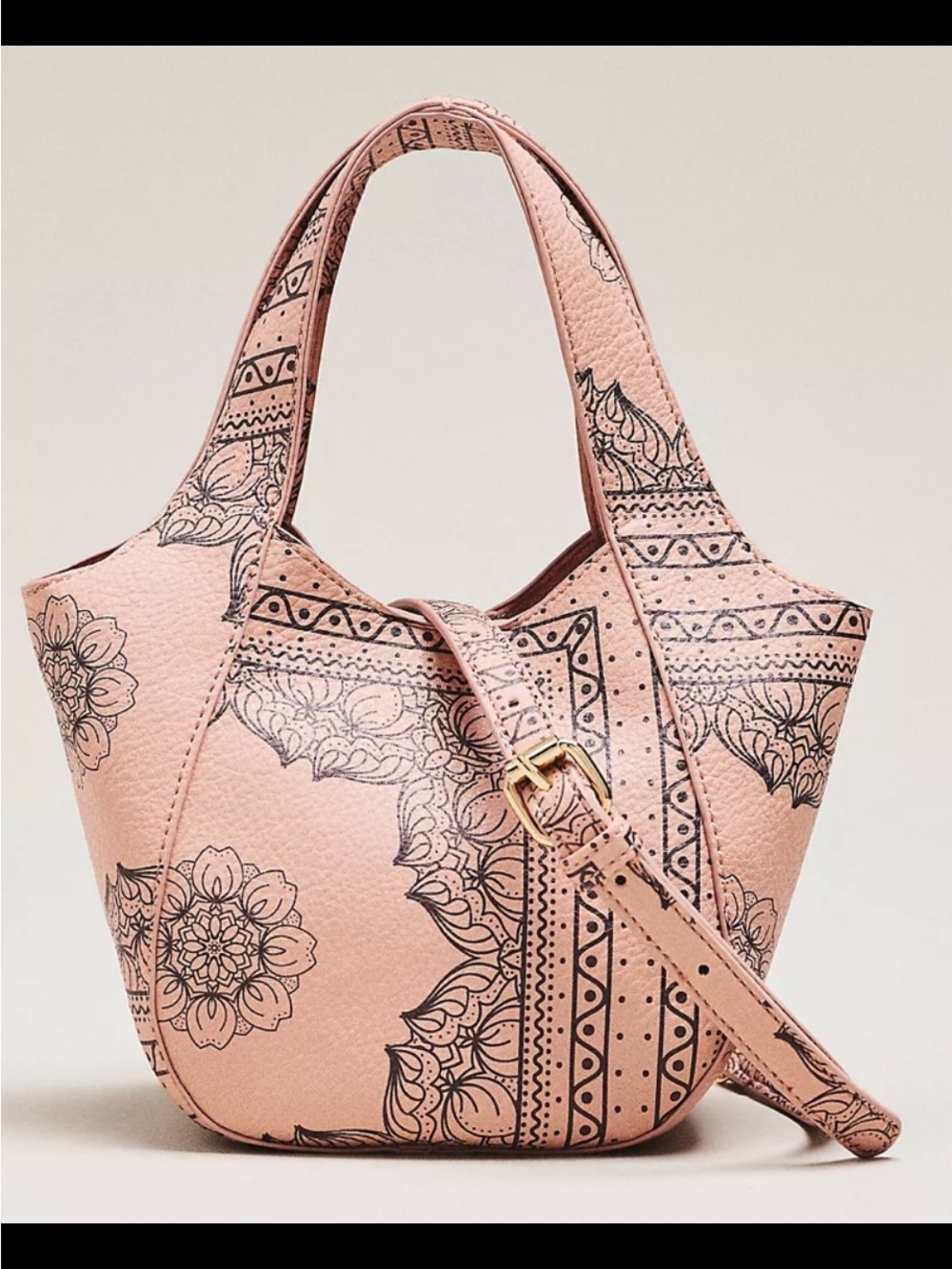 Sonia Mini Bandana Slouchy Tote Bag.